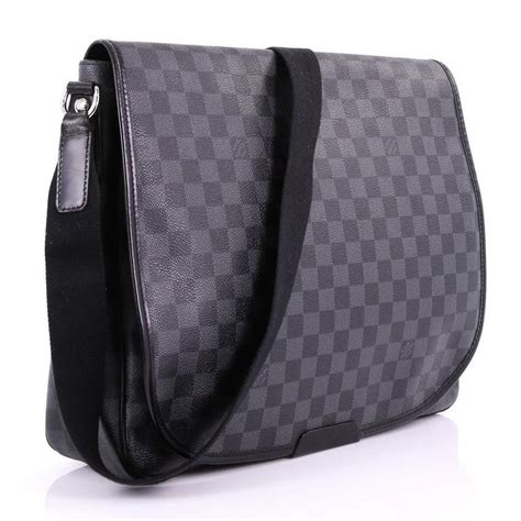 louis vuitton daniel mm damier graphite messenger bag|damier graphite canvas.